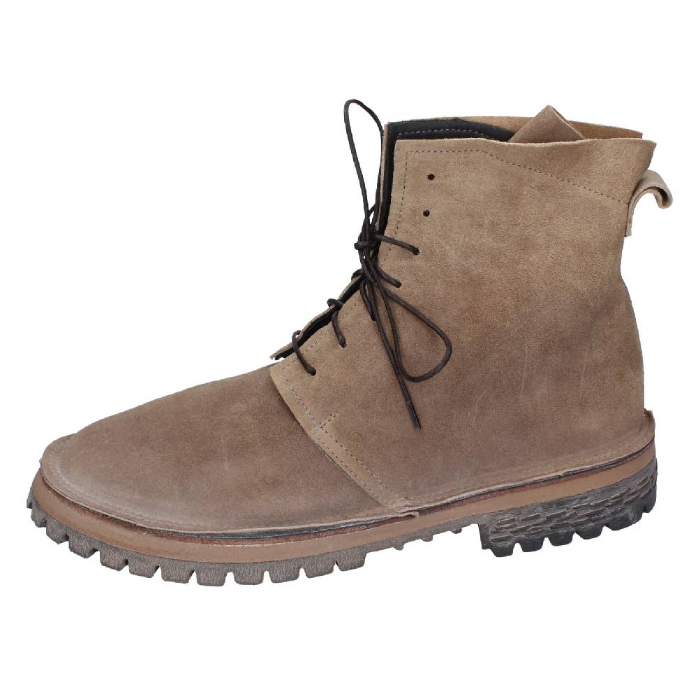 scarpe donna MOMA stivaletti beige camoscio 73302C EY539 Promozione Limitata