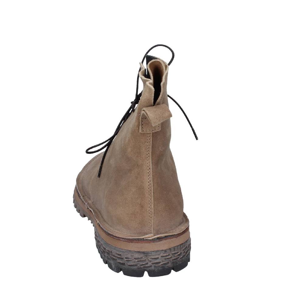 scarpe donna MOMA stivaletti beige camoscio 73302C EY539 Promozione Limitata