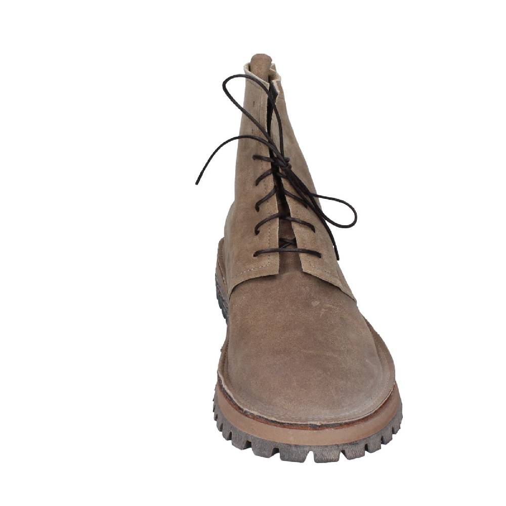 scarpe donna MOMA stivaletti beige camoscio 73302C EY539 Promozione Limitata