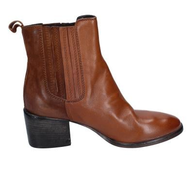 scarpe donna MOMA stivaletti marrone pelle 1CW236-MO BD636 Fino Al -60%