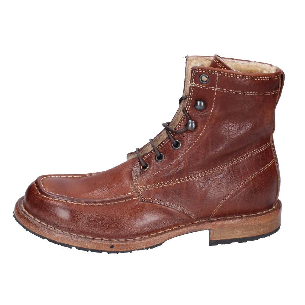 scarpe donna MOMA stivaletti marrone pelliccia 71305B EY537 Shopping Online