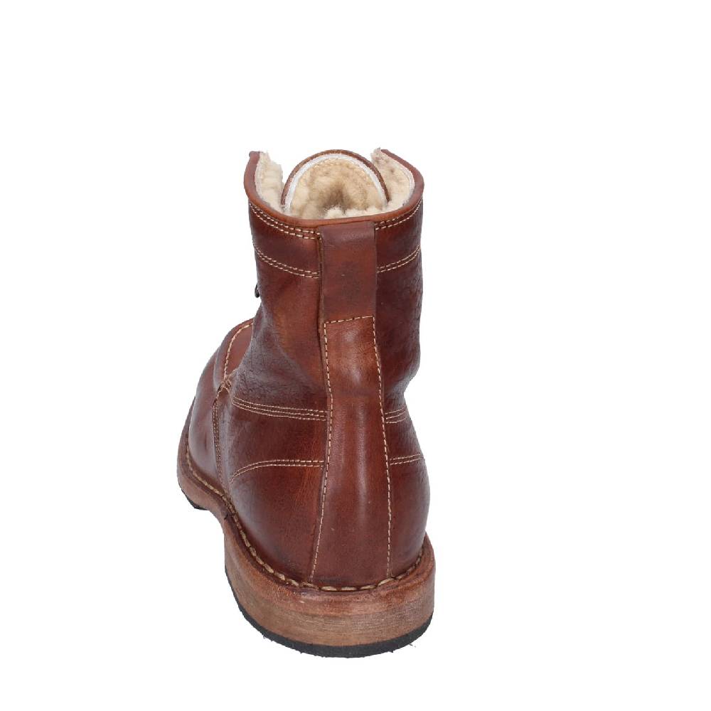 scarpe donna MOMA stivaletti marrone pelliccia 71305B EY537 Shopping Online