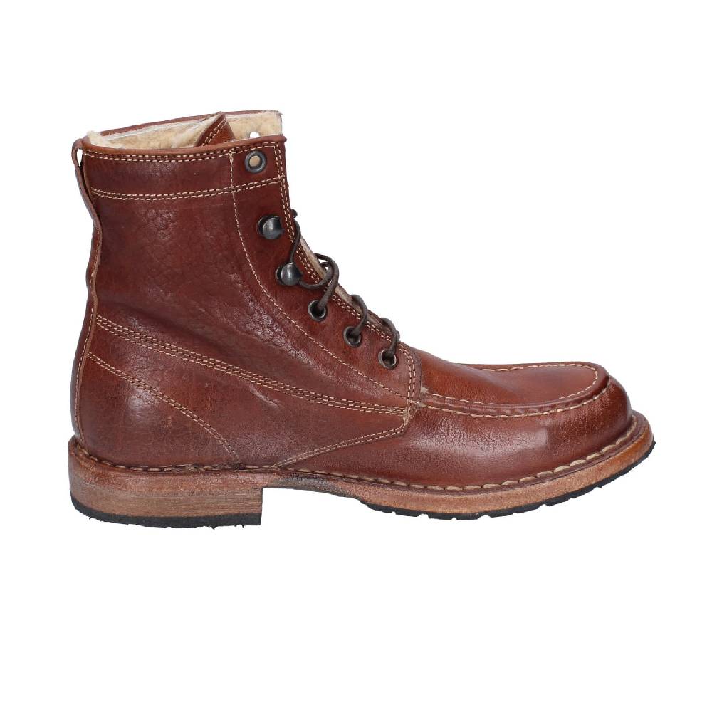 scarpe donna MOMA stivaletti marrone pelliccia 71305B EY537 Shopping Online