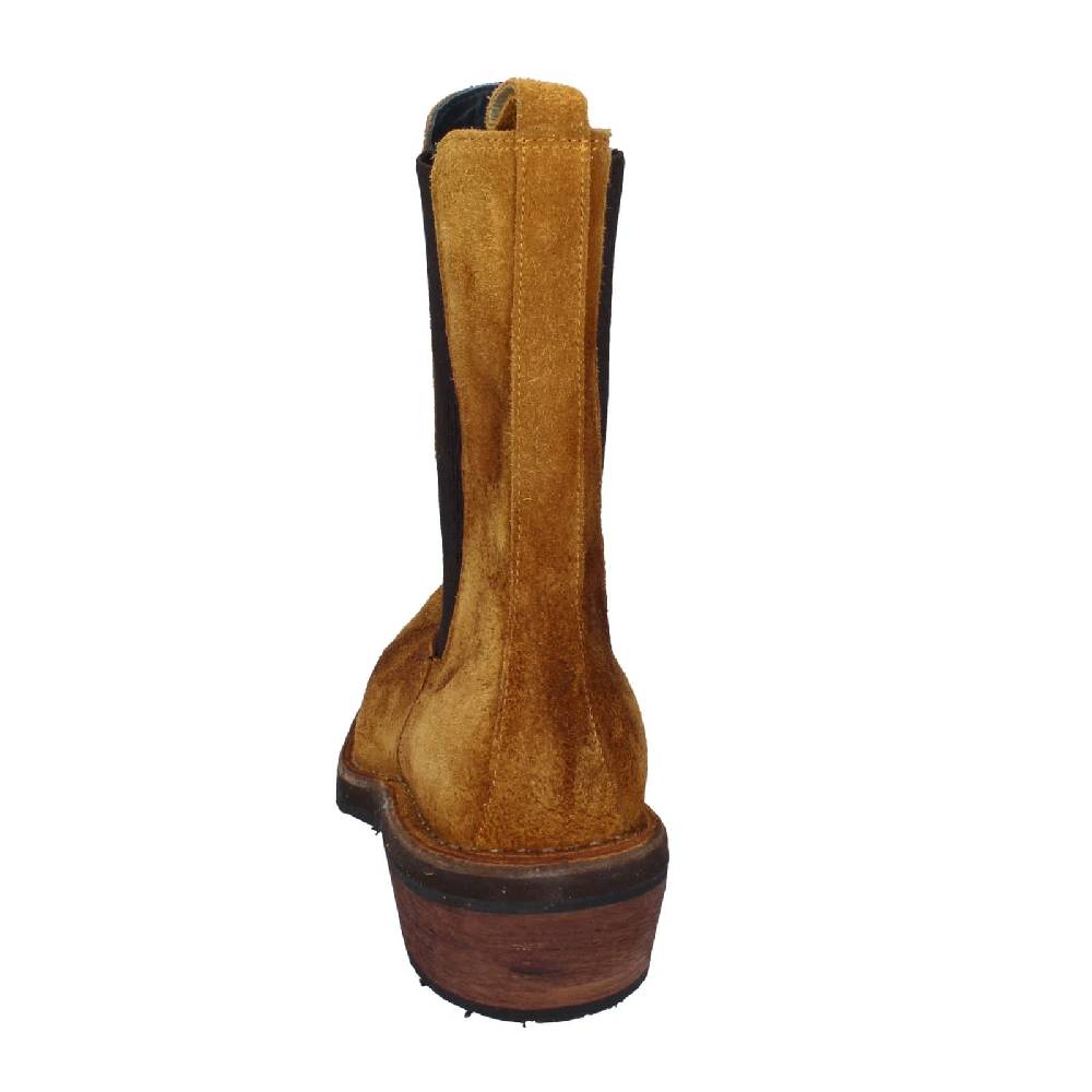 scarpe donna MOMA stivaletti marrone camoscio 75301C EY565 Affare Del Giorno