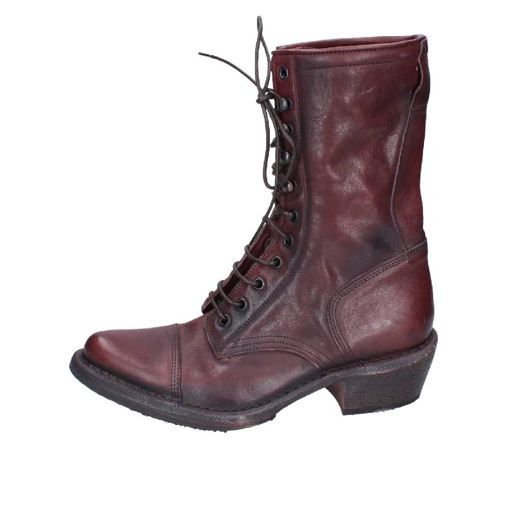 scarpe donna MOMA stivaletti bordeaux pelle 77301C EY564 Novità