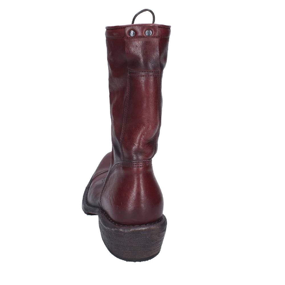 scarpe donna MOMA stivaletti bordeaux pelle 77301C EY564 Novità