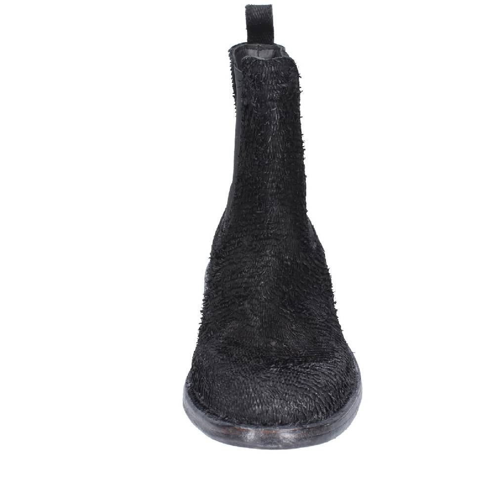 scarpe donna MOMA stivaletti nero pelle pitonata 1CW350 EY571 In Vendita