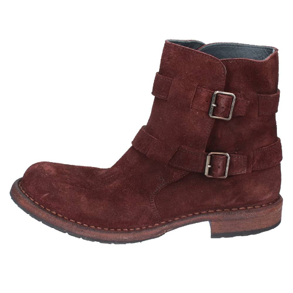scarpe donna MOMA stivaletti marrone camoscio 71303C EY572 Saldi