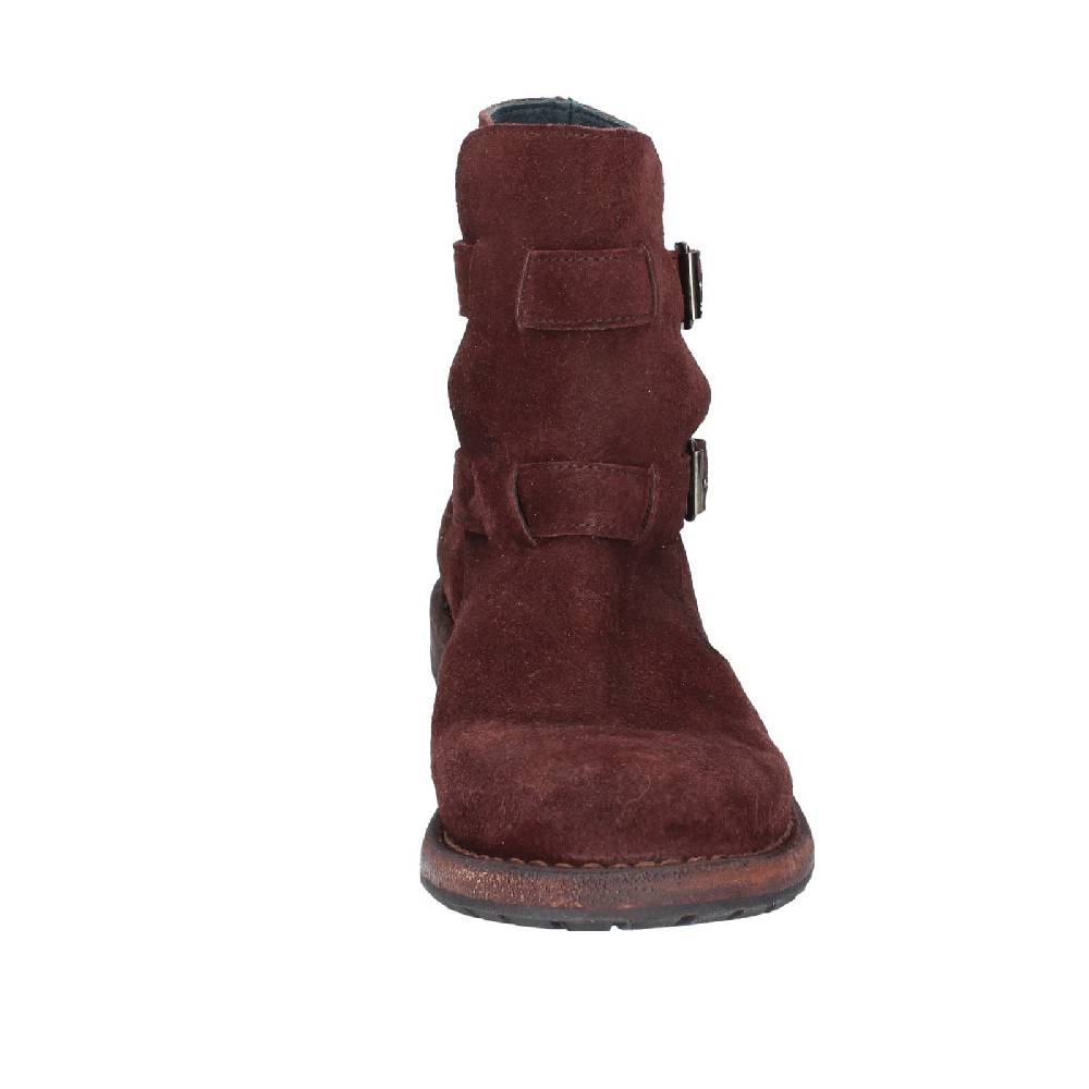 scarpe donna MOMA stivaletti marrone camoscio 71303C EY572 Saldi
