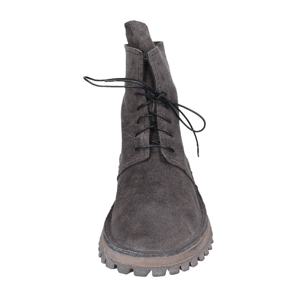scarpe donna MOMA stivaletti grigio camoscio 73302C EY639 Offerte