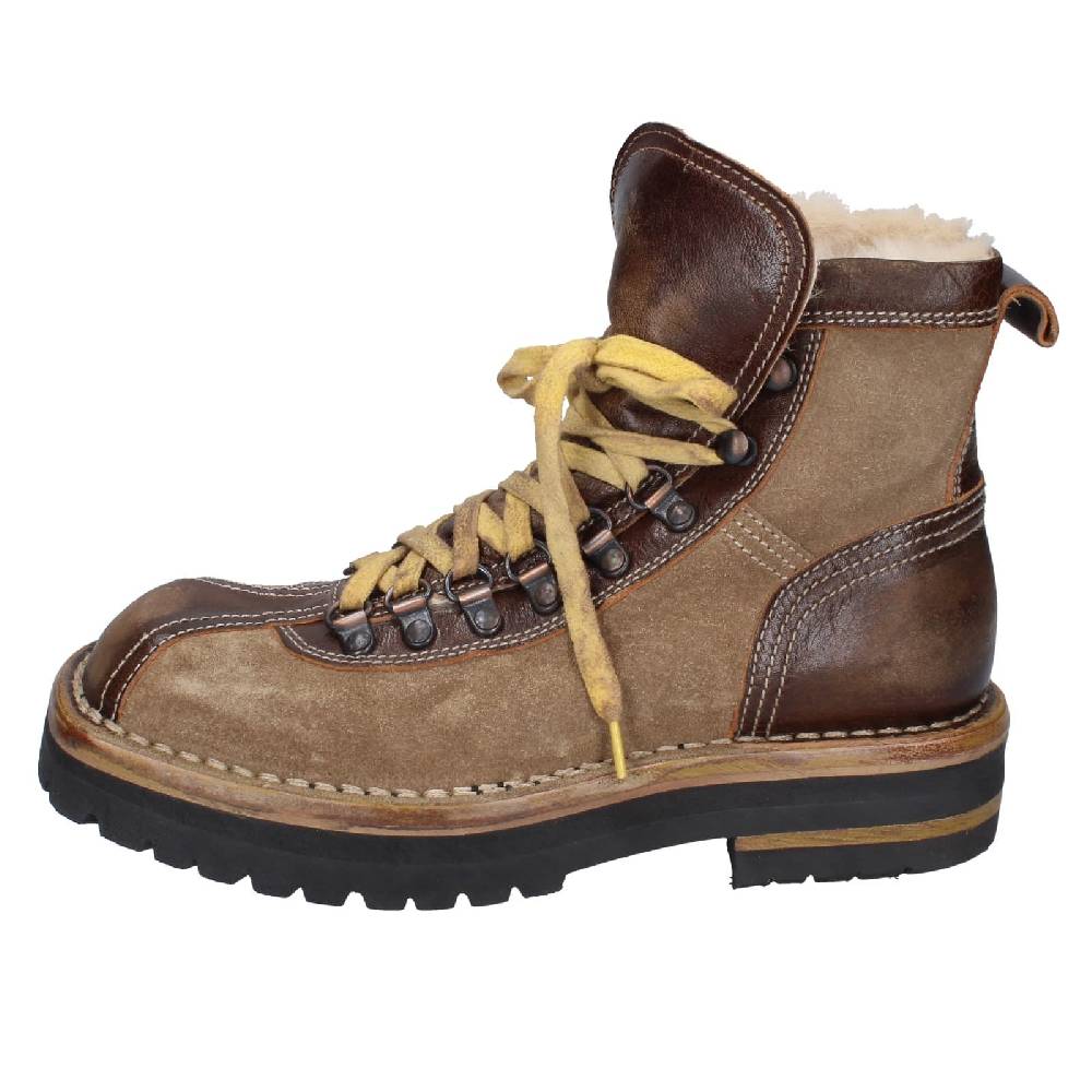 scarpe donna MOMA stivaletti marrone camoscio beige pelle 81301B EY576 Hotsell