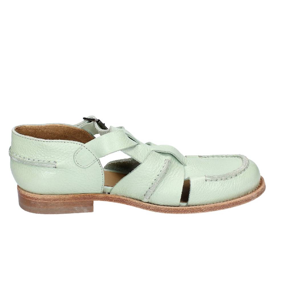 scarpe donna MOMA sandali verde pelle 40407G VINTAGE EX458 Vendite Flash