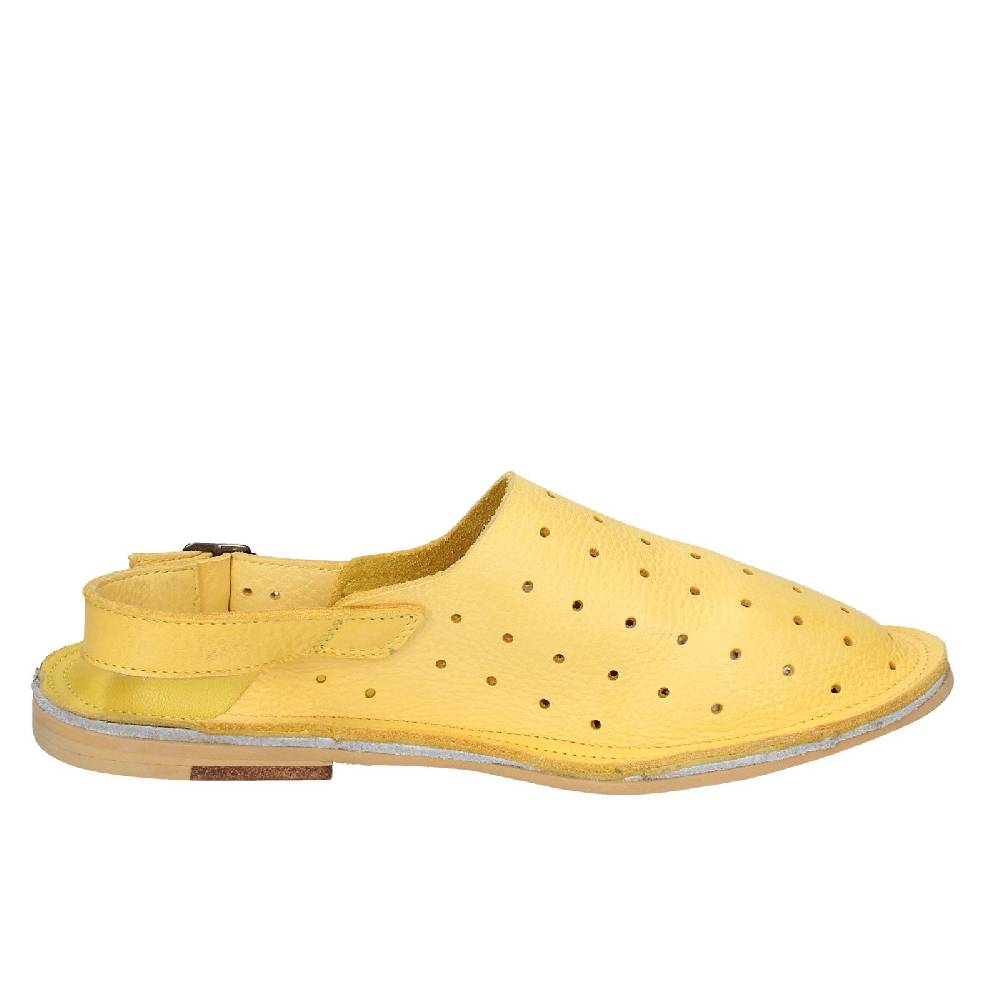 scarpe donna MOMA sandali giallo pelle 36404G VINTAGE EX438 Negozio