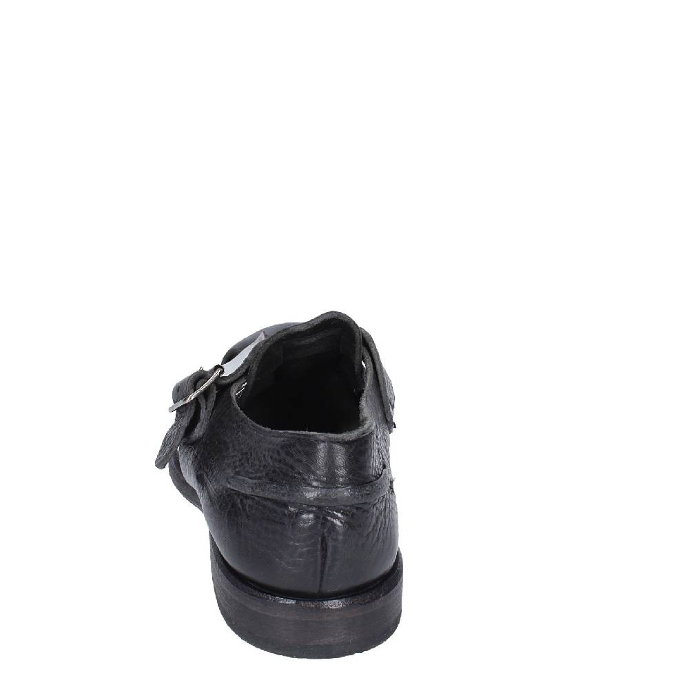 scarpe donna MOMA sandali nero pelle argento 40401G VINTAGE EX410 In Saldo