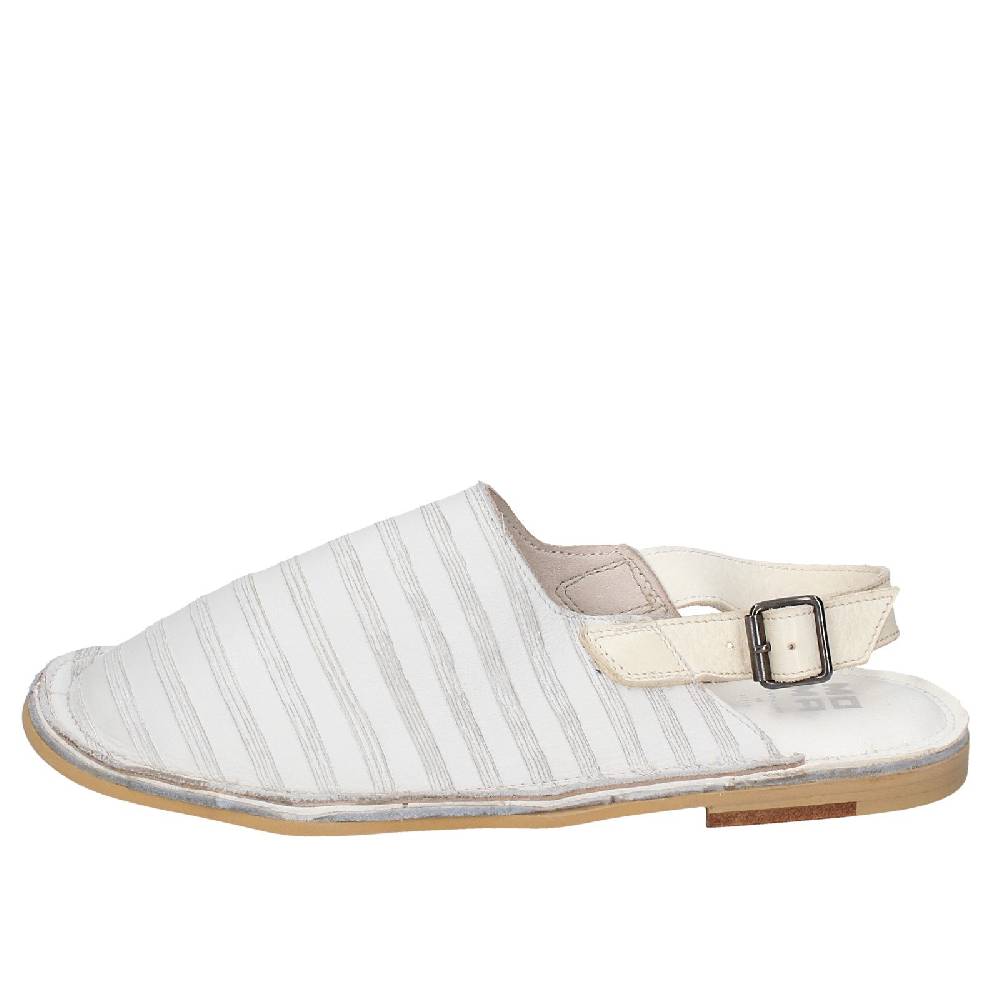 scarpe donna MOMA sandali bianco pelle 36402G VINTAGE EX440 Nuova