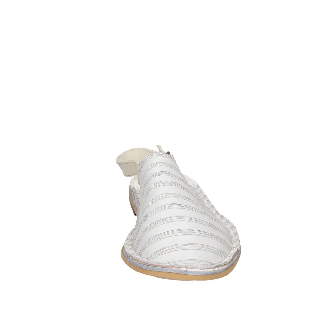scarpe donna MOMA sandali bianco pelle 36402G VINTAGE EX440 Nuova