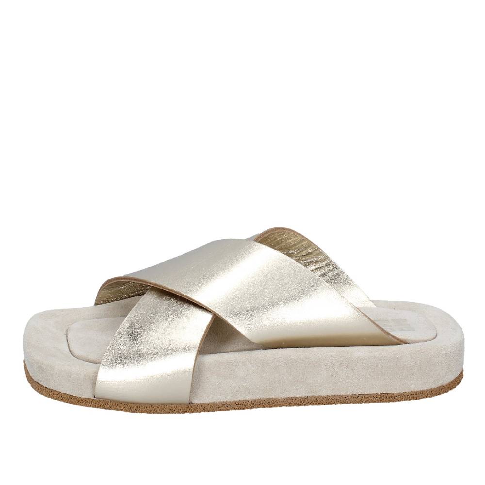 scarpe donna MOMA sandali platino pelle 1GS473 EY627 2025