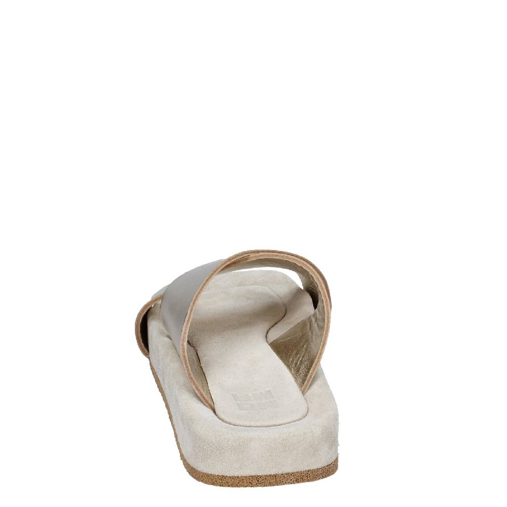 scarpe donna MOMA sandali platino pelle 1GS473 EY627 2025