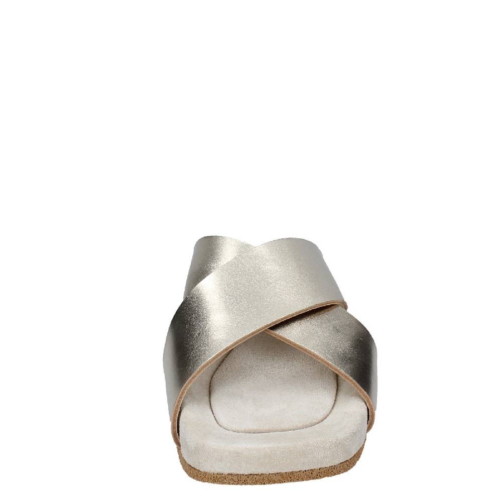 scarpe donna MOMA sandali platino pelle 1GS473 EY627 2025