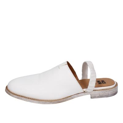 scarpe donna MOMA sandali bianco pelle 1GS325-TV SABOT BD437 Vendita