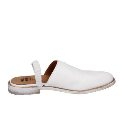 scarpe donna MOMA sandali bianco pelle 1GS325-TV SABOT BD437 Vendita