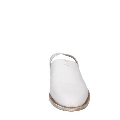 scarpe donna MOMA sandali bianco pelle 1GS325-TV SABOT BD437 Vendita