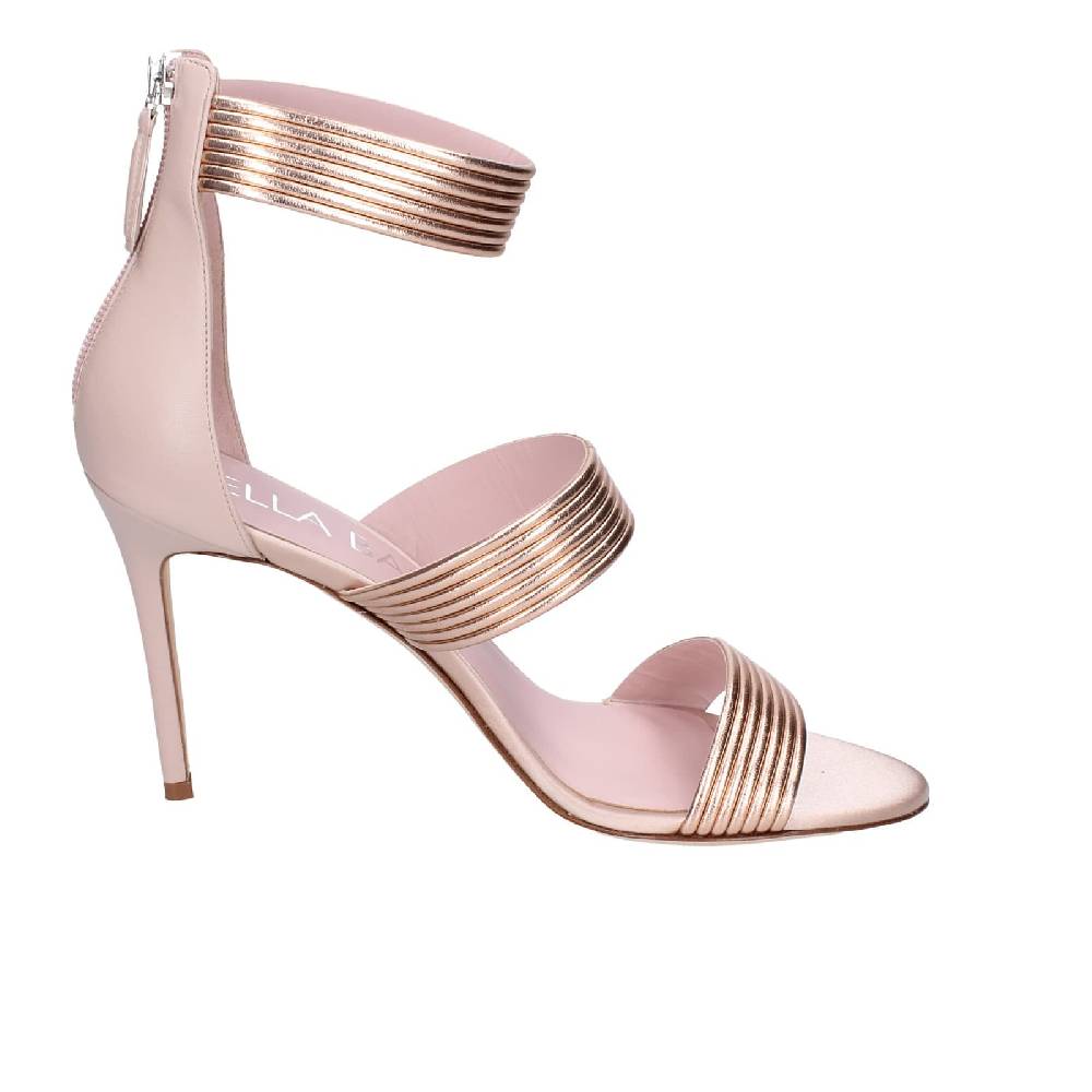 scarpe donna LELLA BALDI sandali rosa pelle EZ981 Promozione