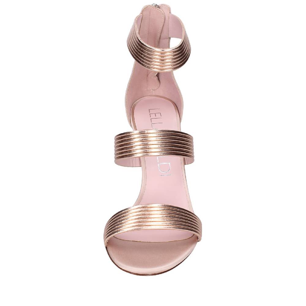 scarpe donna LELLA BALDI sandali rosa pelle EZ981 Promozione