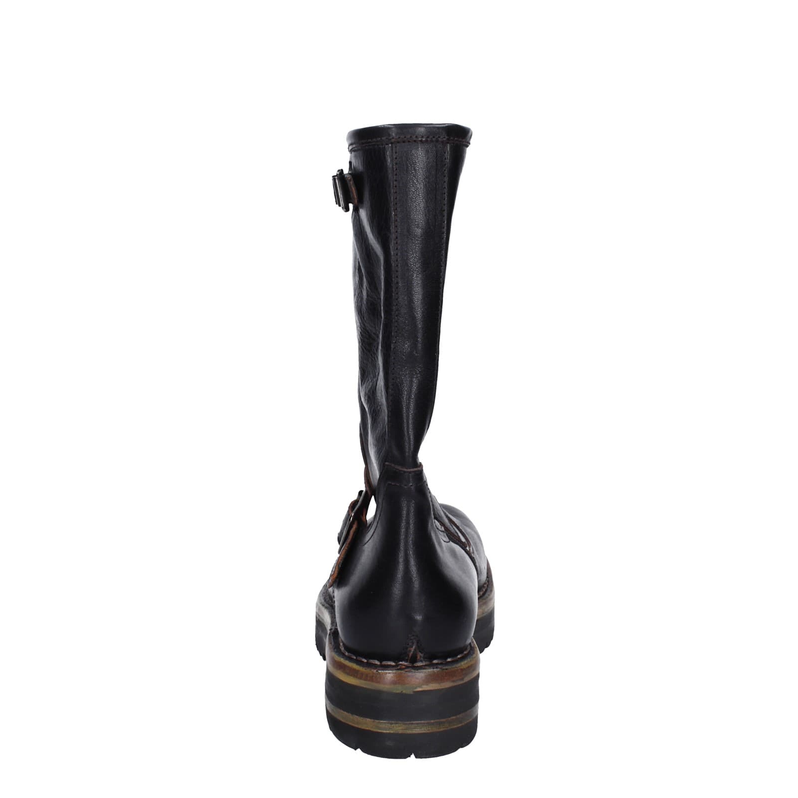 scarpe donna MOMA stivali nero pelle 81303C-VAR EY494 Negozi Online
