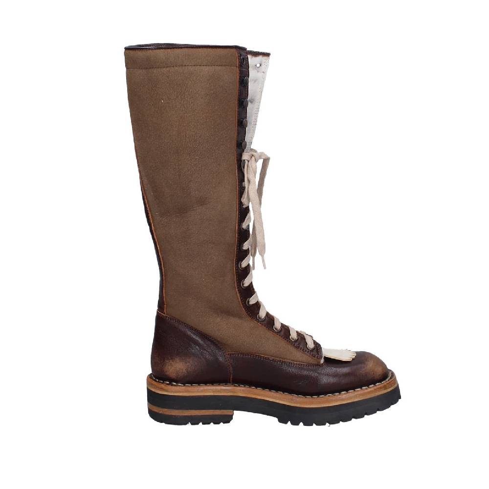 scarpe donna MOMA stivali marrone camoscio 81304D-VADO EY492 Acquista Ora