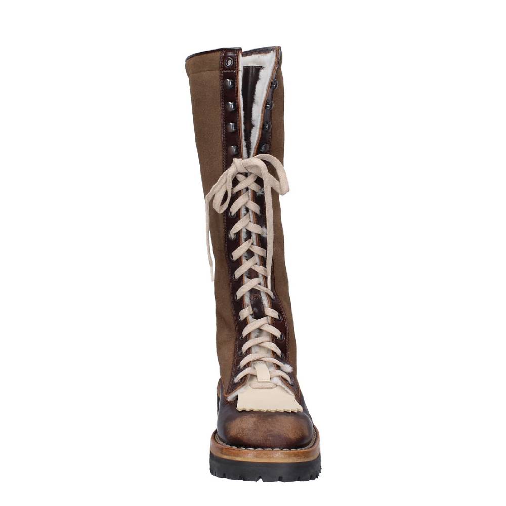 scarpe donna MOMA stivali marrone camoscio 81304D-VADO EY492 Acquista Ora