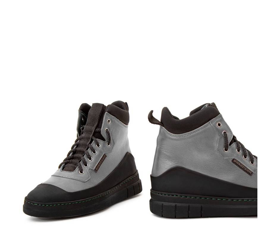 Pakerson STIVALETTO APUANE PELLE GRIGIO SMOG Vendita Calda