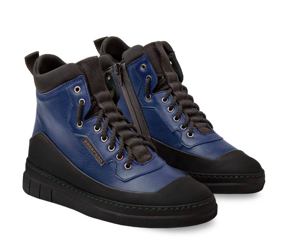 Pakerson STIVALETTO APUANE PELLE BLU NAVY Vendita Economica