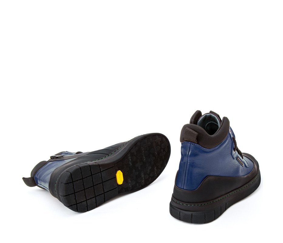 Pakerson STIVALETTO APUANE PELLE BLU NAVY Vendita Economica
