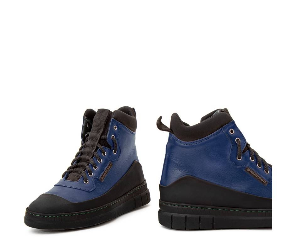 Pakerson STIVALETTO APUANE PELLE BLU NAVY Vendita Economica