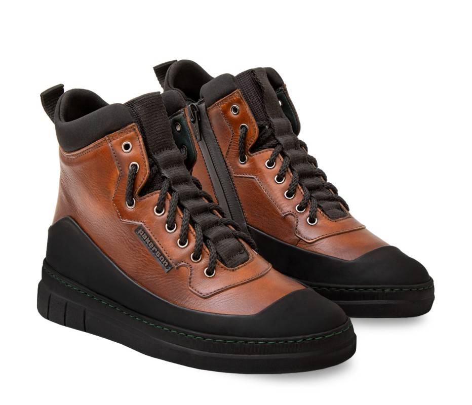 Pakerson STIVALETTO APUANE PELLE MARRONE TAN 2025