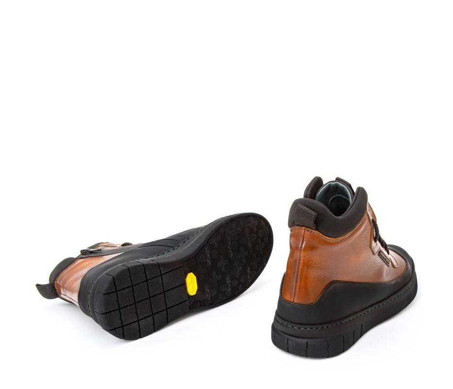 Pakerson STIVALETTO APUANE PELLE MARRONE TAN 2025