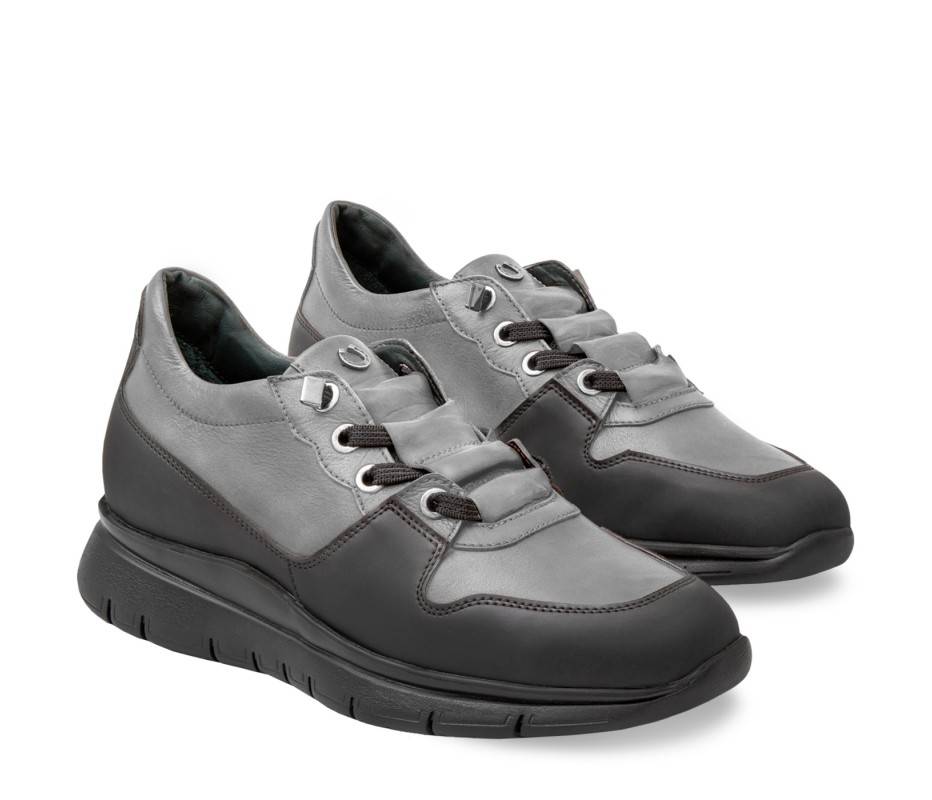 Pakerson SNEAKER AMIATA PELLE GRIGIO SMOG Consegna Veloce