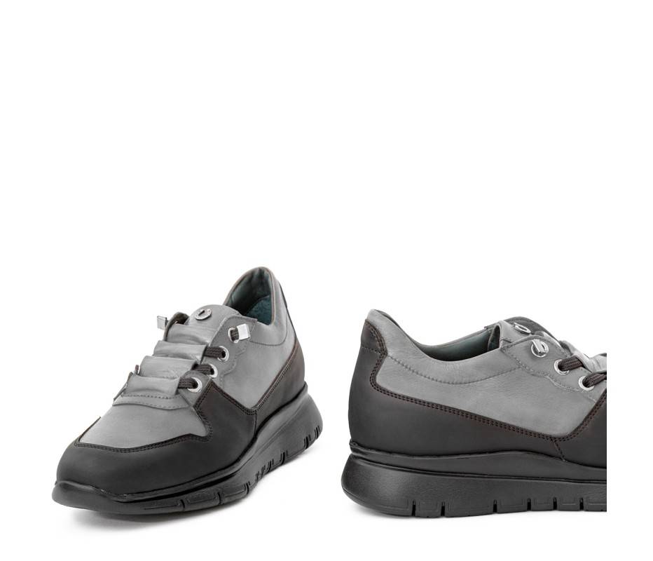 Pakerson SNEAKER AMIATA PELLE GRIGIO SMOG Consegna Veloce