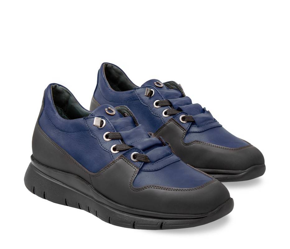 Pakerson SNEAKER AMIATA PELLE BLU NAVY Promozione Limitata