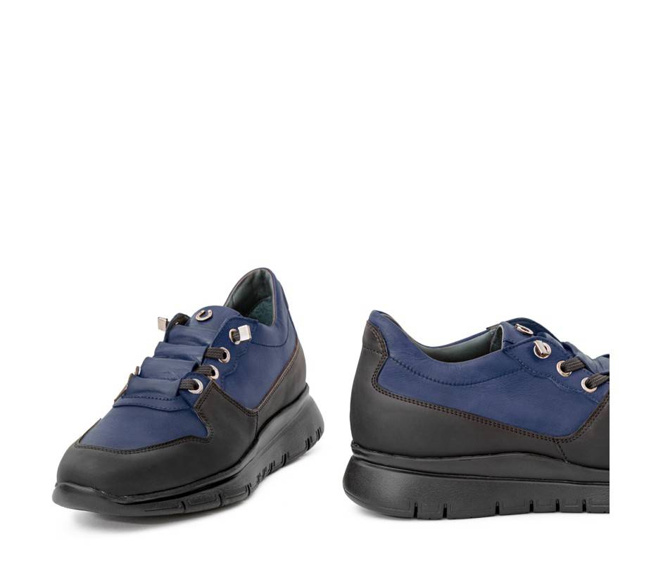 Pakerson SNEAKER AMIATA PELLE BLU NAVY Promozione Limitata