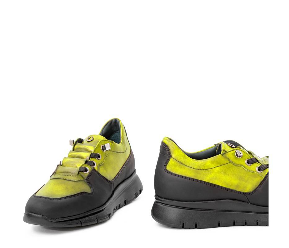 Pakerson SNEAKER AMIATA PELLE VERDE PISTACCHIO Shopping Online