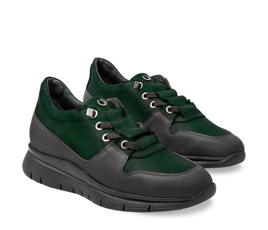 Pakerson SNEAKER AMIATA PELLE VERDE INTENSO Affare Del Giorno