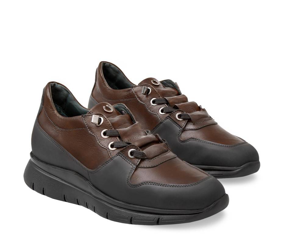 Pakerson SNEAKER AMIATA PELLE CIOCCOLATO Prezzo Ridotto