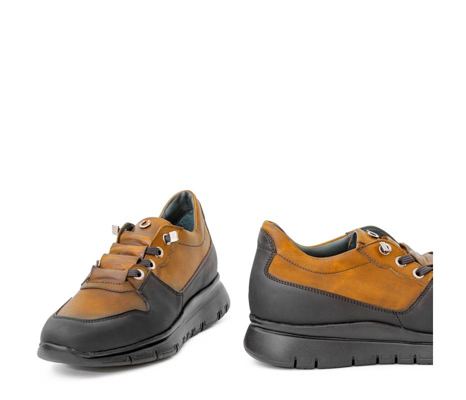 Pakerson SNEAKER AMIATA PELLE GIALLO SENAPE Convenienza