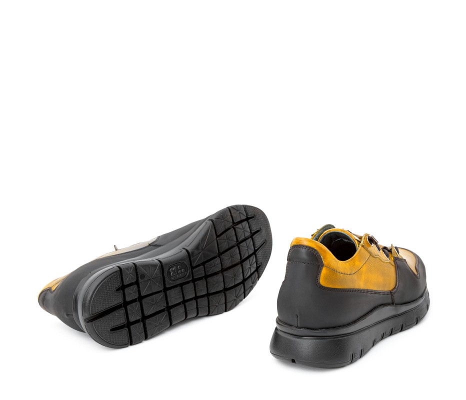 Pakerson SNEAKER AMIATA PELLE GIALLA Novità