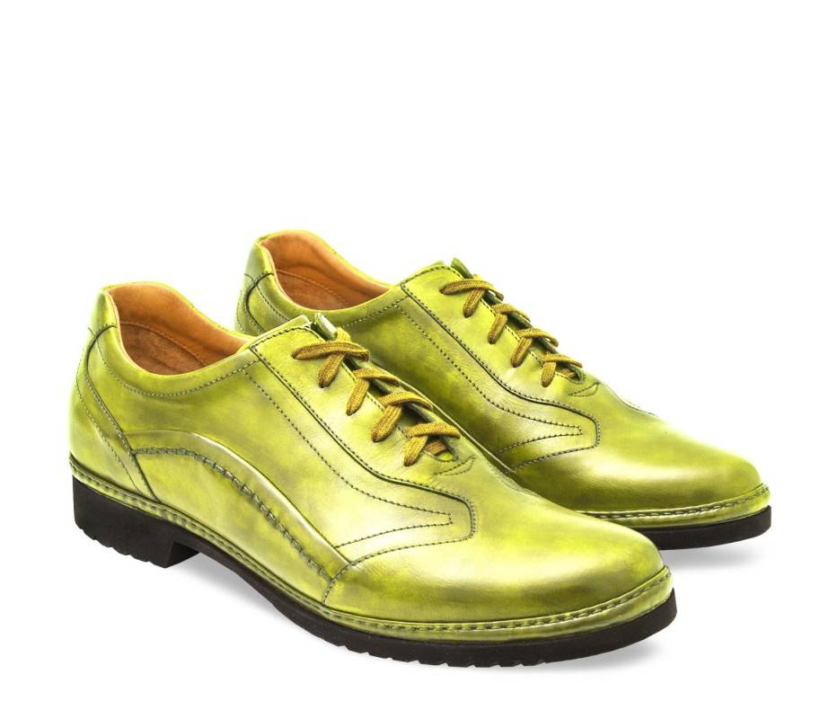Pakerson DERBY PIENZA PELLE VERDE PISTACCHIO 2025