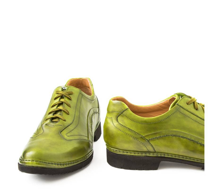 Pakerson DERBY PIENZA PELLE VERDE PISTACCHIO 2025