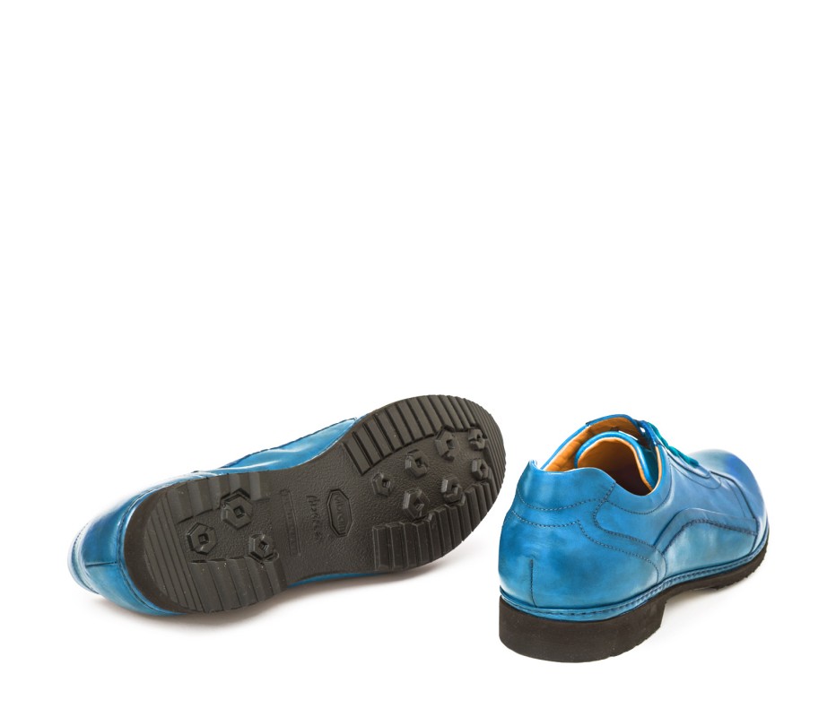 Pakerson DERBY PIENZA PELLE AZZURRO CIELO In Linea