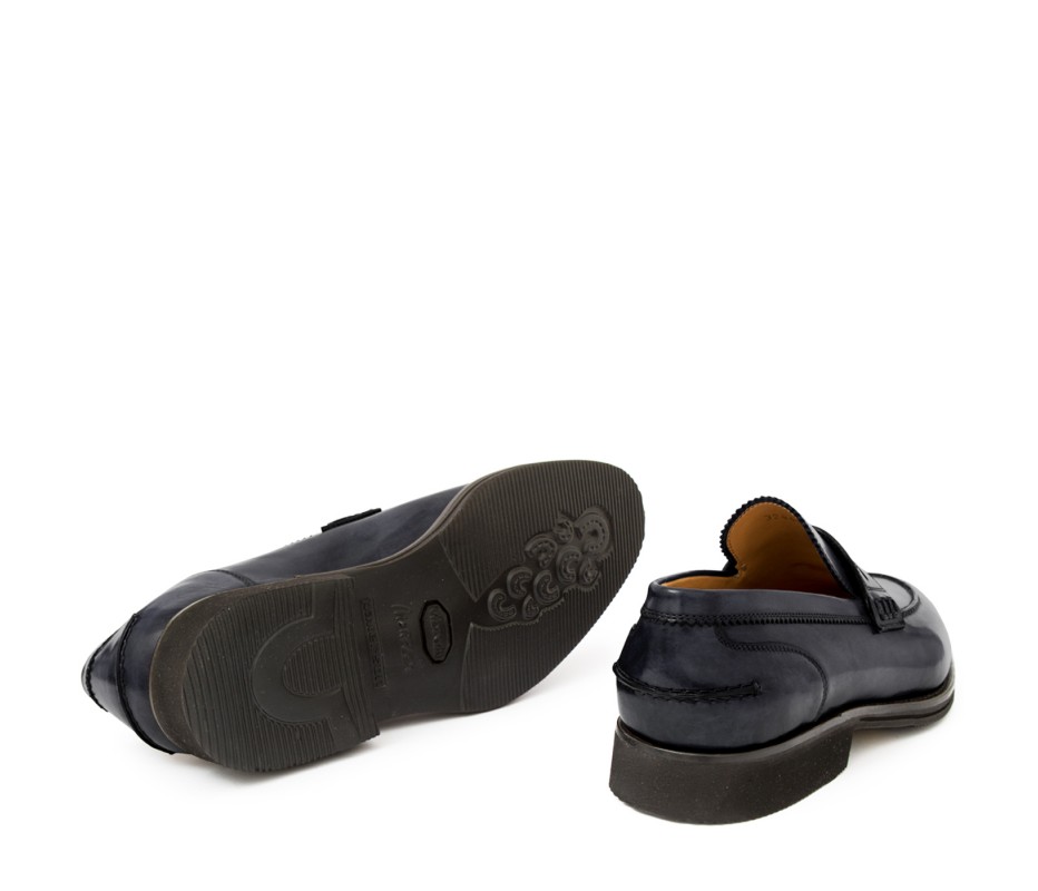 Pakerson MOCASSINO LUCCA PELLE GRIGIO STONE Promozione